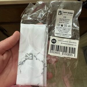 BuffBunny White Marble Headband